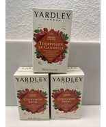3 Pack Yardley of London Body Soap Bar CINNAMON SWIRL Ltd Edition - £7.49 GBP