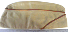 Vintage  WW2 Khaki Army Air Corps Garrison Cap  2 - €21,10 EUR