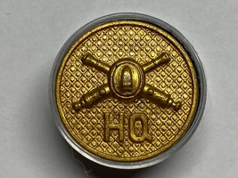 CIRCA 1926-1937, TYPE 2 COLLAR DISK, HQ, COASTAL ARTILLERY, VINTAGE - $277.32 MXN