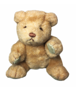 Gund Classic Jointed Teddy Bear Plush RARE Suede Paws Vintage 1983 Korea 8&quot; - £31.28 GBP