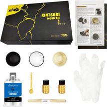 MUFUN Kintsugi Repair Kit, Repair Your Meaningful Pottery with Gold Powder Glue  - £42.82 GBP