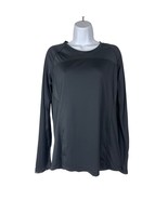 C9 Champion Womens Athletic Top Size Large Black Long Sleeve Activewear - £7.02 GBP