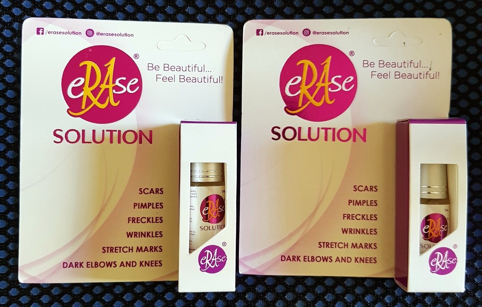 2 Erase Solution for Scars, Freckles, Stretchmarks, Pimples, Feet, Elbows, Knees - £16.37 GBP