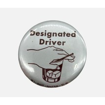 Vintage Designated Driver Pinback Button No Drinking/Driving Bar Happy Hour - £5.07 GBP