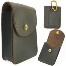 Pocket Watch Case Genuine Leather Pouch XL Size for 55 MM Pocket Watch LP05 - £19.21 GBP