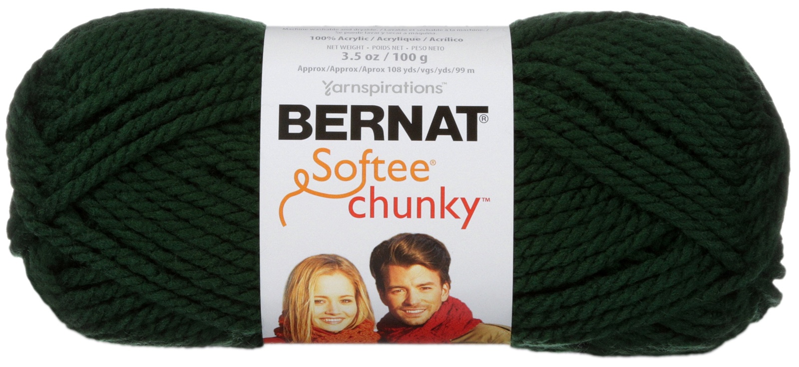 Primary image for Bernat Softee Chunky Yarn-Dark Green