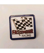 FASSMOHR RACING Checkered Flag Collectible Racing Lapel Hat Pin Pinchback - €14,44 EUR