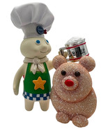 Pillsbury Doughboy Polar Bear Sugar Cookie Christmas Ornament Sounds Rec... - £12.71 GBP