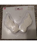Vintage 1993 Doll Resin Angel Wings Style B 173-81  (9.8x13.5cm) - $141.46 MXN