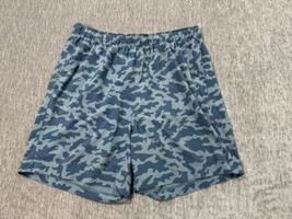 Free Fly Shorts Mens Large Blue Camo Outdoor Fishing 6&quot; Hiking Performan... - $39.59