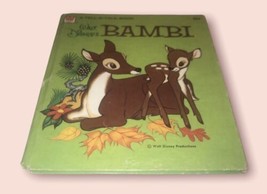 Whitman Walt Disney Bambi Tell-A-Tale Book Vintage 1972 - £3.82 GBP