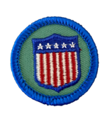 Girl Scout Patch Badge Junior Shield Worlds to Explore USA WTE Junior VT... - €9,66 EUR