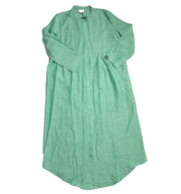 NWT Tuckernuck Lydell in Sea Green Linen Cotton Maxi Shirt Dress XXL 2XL - £81.40 GBP