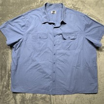 Harbor Bay Mens Shirt 4XL DXL Comfort Co Pilot Sport  Short Sleeve Doubl... - $17.99