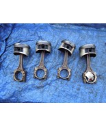 97-01 Honda Prelude H22A4 VTEC pistons and rods H22 P5M set OEM 46821 H2... - $2,803.91 MXN
