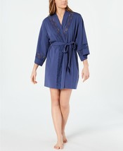$39 Charter Club Embroidered Lace Soft Knit Robe, Size: Medium - £20.56 GBP