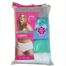 Just My Size Cotton Briefs Panties Plus Size 14 5 Pairs Hi Cut No Ride U... - $404.58 MXN
