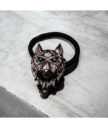 Wolf Head Hair Tie | Tribal Wolf Hair Accessory for Nature Lovers Unique... - $15.99