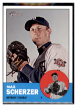 2012 Topps Heritage Max Scherzer    Detroit Tigers #140 Baseball Card   DBT1A - £15.73 GBP