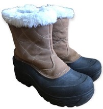 Thermolite Champion C9 Women&#39;s Insulated Winter Boots Size 10 Brown and ... - $34.01