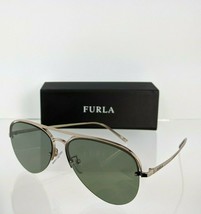 Brand New Authentic FURLA Sunglasses SFU 177 08FF Gunmetal 59mm Frame - £57.28 GBP