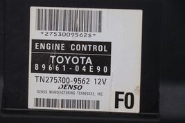Toyota Engine Control Module Computer Unit ECM ECU 89661-04E90, TN275300-9562 image 2