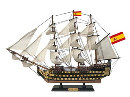 Santisima Trinidad Tall Ship Model 24&quot;&quot; - £190.66 GBP