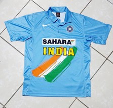 INDIA National Cricket Team Nike Polo Jersey Sahara Dri-Fit Official Shi... - $98.24