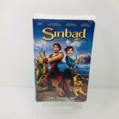 Primary image for Sinbad Legend of the Seven Seas VHS 2003 Clamshell Case New / Sealed Vintage VCR