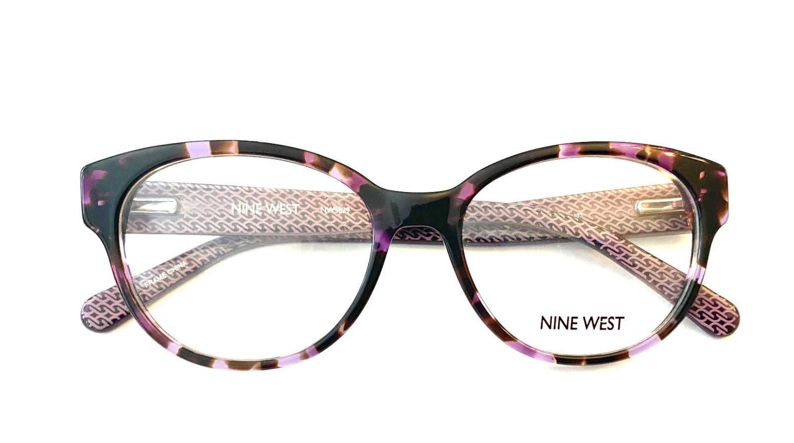 NINE WEST Eyeglasses NW5079 518 Purple Tortoise 48-17-135 Flex Hinges - $34.65