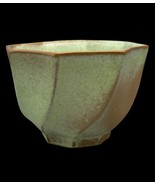 Vintage Frankoma Swirl Planter Prairie Green Pottery F P 178 Clay Bowl 1... - $39.86 CAD