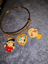 Snoopy, Charlie Brown And Lucy Charm Bracelet - £12.74 GBP