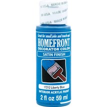Homefront Decorator Interior Satin Acrylic Paint Interior Liberty Blue 2 Oz - $14.99