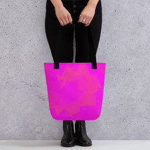 Spiral Fuchsia Cubism Abstract Art Shopping Tote bag - £21.93 GBP