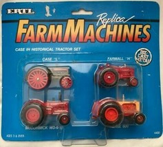 ERTL Replica Farm Machines Case IH Historical Tractor Set Die Cast Metal - £12.65 GBP