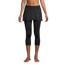 Lands End Chlorine Resistant High Waisted Modest Swim Leggings with UPF 50 S - £18.87 GBP