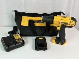 Dewalt DCD771 20V MAX 1/2&quot; Cordless Drill w/ DCB207 Battery &amp; DCB107 Charger !!! - £46.74 GBP