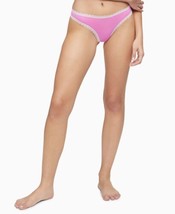 Calvin Klein Womens Intimate Lace Trim Thong Underwear Color Party Pink ... - $20.97