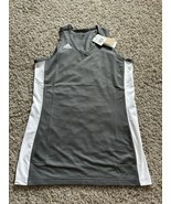 Adidas Next Prime Tank Top Basketball Jersey Mens Medium Training Gray W... - $367.86 MXN