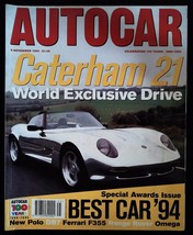 Autocar Magazine November 9, 1994 mbox2171 Caterham 21 - £4.77 GBP