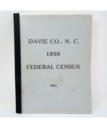 1850 Federal Census Davie County North Carolina History Genealogical Ref... - $24.95