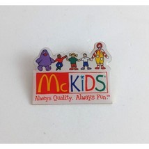 Vintage Always Quality. Always Fun. McKids McDonald&#39;s Employee Lapel Hat... - $192.27 MXN