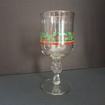 ARBY&#39;S GLASSWARE Christmas Collection Water Goblet - $6.89