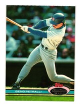 1991 Stadium Club #10a Geno Petralli Texas Rangers - $3.00