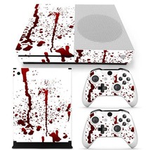 For Xbox One S Console &amp; 2 Controllers Splatter Vinyl Skin Decal  - £10.96 GBP