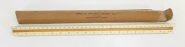 Vintage Triangular White Edge Engineers Scale No 2148 Case Charles Bruning Co - £3.82 GBP