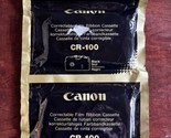 Canon Correctable Film Ribbon Cassette CR-100 Black Pack of 2 BRAND NEW - £17.89 GBP