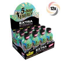 Full Box 12x Bottles 5 Hour Energy Extra Tropical Burst | Sugar Free | 1.93oz - £32.27 GBP