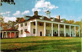 Mount Vernon East Front George Washington&#39;s Home Virginia Postcard - £7.84 GBP