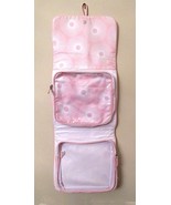 Estee Lauder Hanging Travel Bag Makeup Toiletry Pink White Detachable Pouch - £7.81 GBP